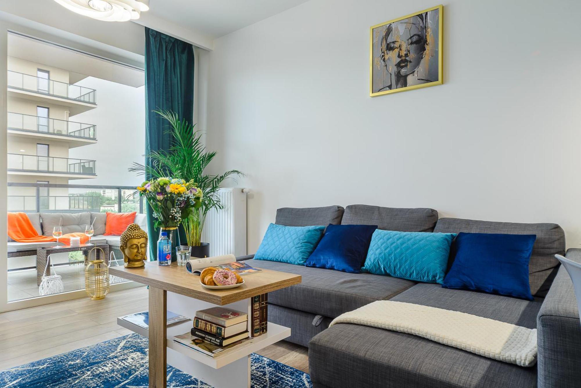 Lumina Stylish 3-Room Apart With Balcony Lodz  Ngoại thất bức ảnh