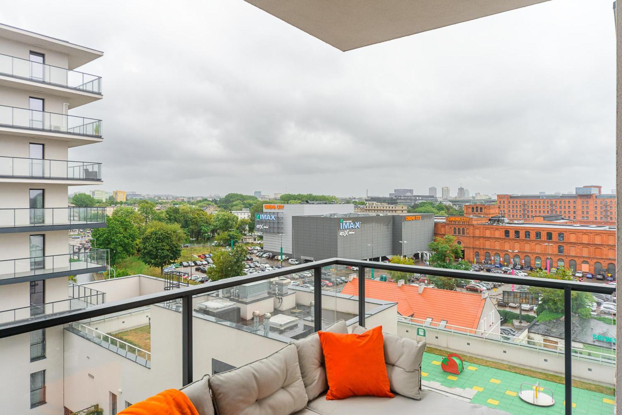 Lumina Stylish 3-Room Apart With Balcony Lodz  Ngoại thất bức ảnh