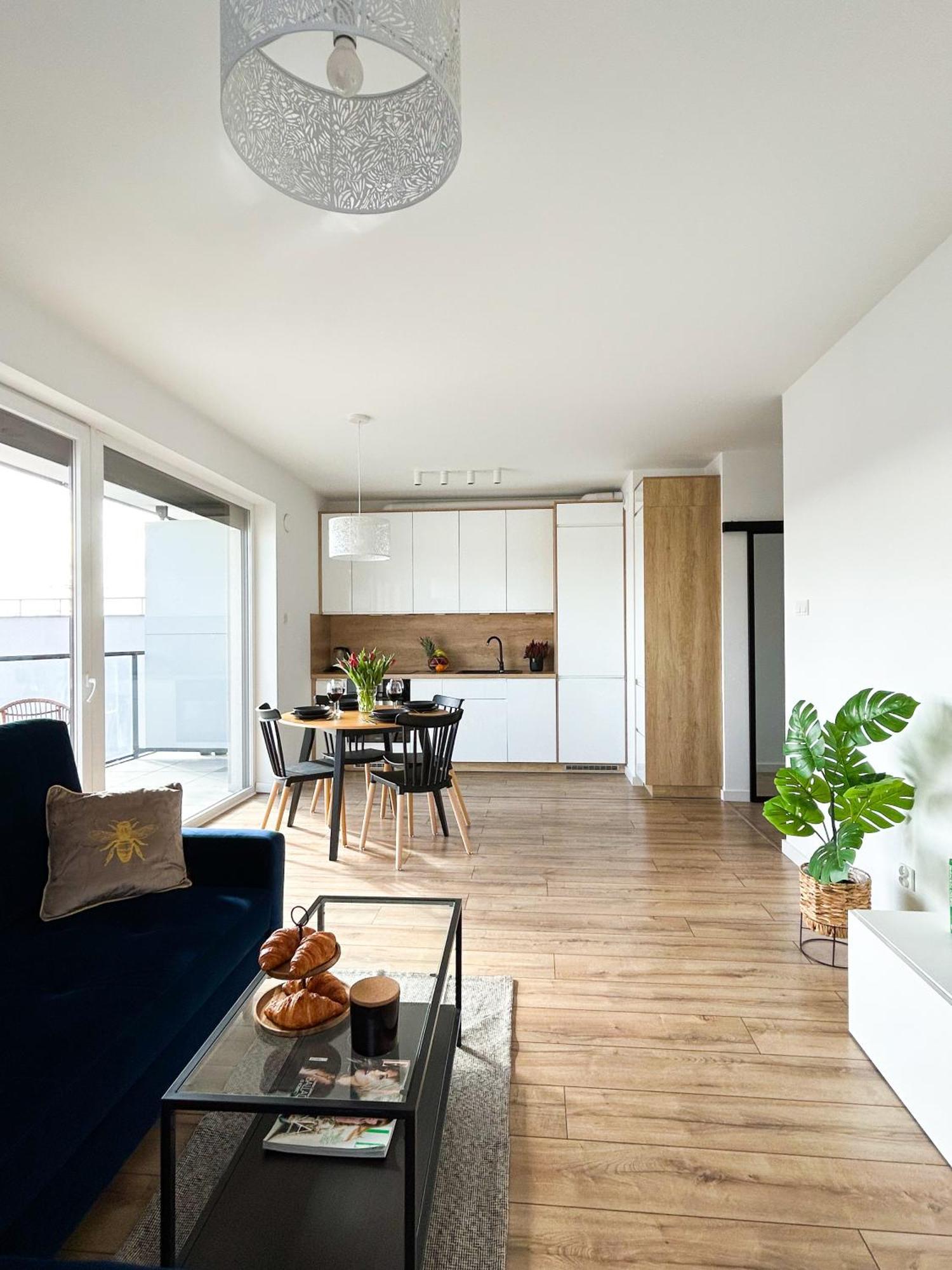 Lumina Stylish 3-Room Apart With Balcony Lodz  Ngoại thất bức ảnh
